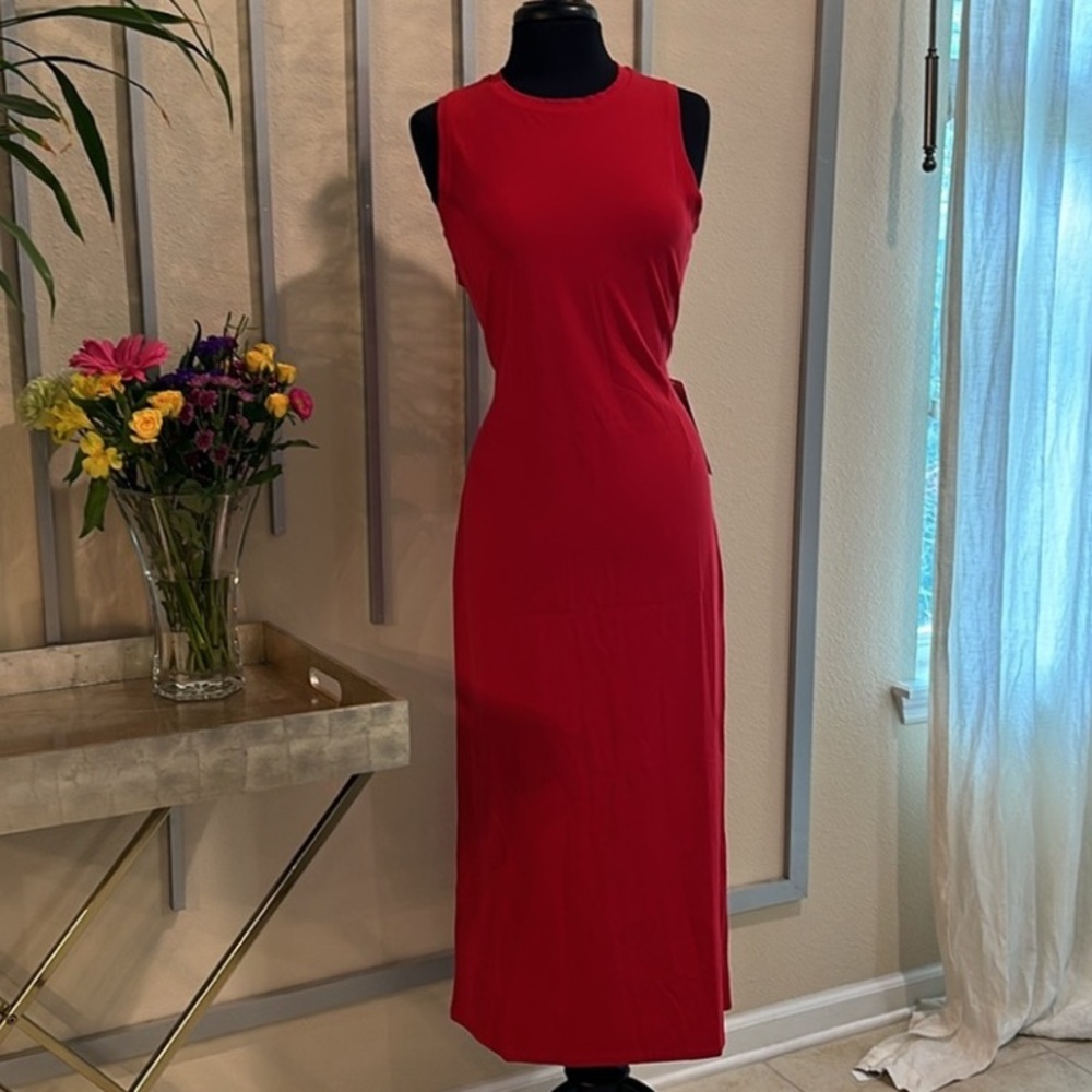 lululemon athletica Red Midi Dress